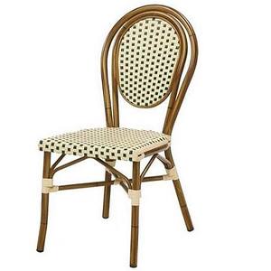 Venta al por mayor barato estilo francés muebles de hotel sin brazos apilable Silla de comedor restaurante sillón ratán Silla de hotel - Product Image 1
