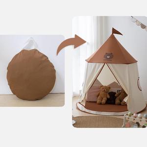 <span class=keywords><strong>Tente</strong></span> de château de princesse pour enfants, <span class=keywords><strong>tente</strong></span> intérieure carrée pour garçons et filles, <span class=keywords><strong>petite</strong></span> maison, maison de poupée en polyester - Product Image 4