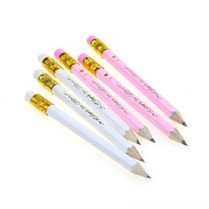 Crayons de golf en bois promotionnels en gros de 3,5 pouces, mignons, avec logo personnalisé, mini-crayons standard avec gomme, certifiés sûrs pour les enfants - Product Image 2
