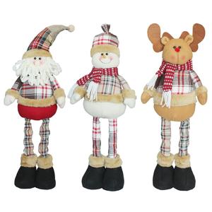 Flexible rétractable en peluche Noël bonhomme de neige elk Noël elf jouets - Product Image 1
