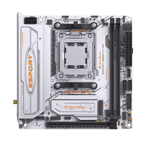Nueva Placa Base MS-eSport B850ITX WIFI ICE Compatible con CPU 7800X3D/9800X3D/9700X, Memoria DDR5 de Cuatro Canales, Formato <span class=keywords><strong>AM5</strong></span> B850 <span class=keywords><strong>ITX</strong></span> para Escritorio - Product Image 1