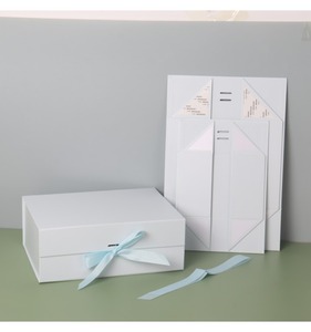 Cardboard paper hard packaging luxury folding <b>magnetic</b> gift <b>box</b>, customizable according to needs - Product Image 2