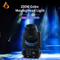 Éclairage professionnel, projecteur mobile 200w, 3 en 1, Wash Beam Led Moving Head Spot Light