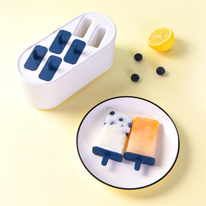แม่พิมพ์ไอศกรีม ทำไอติมแท่ง วัสดุ PP เกรดอาหาร ปลอดภัยสำหรับช่องแช่แข็ง 6 ช่อง สำหรับทำขนมแช่แข็งโฮมเมด เหมาะสำหรับเด็ก - Product Image 2