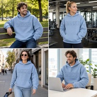 Hoodie Oversize Marron Chocolat Personnalisé avec Logo Brodé, Épaules Tombantes, Poche Kangourou, Tissu Lourd, Style Streetwear Unisexe, Haut OEM