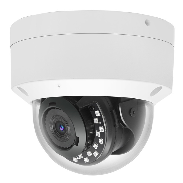 5MP Vandal-Proof PoE IP Dome Camera IK10 IR Night Vision NDAA Compliant Human Detection Outdoor Surveillance CCT Camera