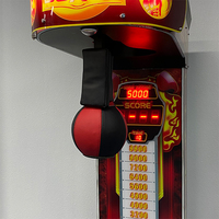 Machine de boxe électronique personnalisée en gros jeu d'arcade de mode de sport de luxe 220V en bois à pièces pour centres de jeux