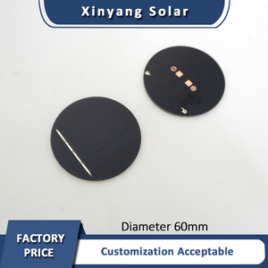 カスタムパネル丸5V 5.5V 6V 1W 2W 3Wサークルミニ丸型ソーラーパネル球形60mm 100mm - Product Image 6