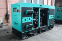 Groupe électrogène diesel dynamo de type silencieux portatif de 40kw 60kw 80kw et 50kw avec la tension évaluée de la fréquence 230V de 50Hz pour l'éclairage d'étape