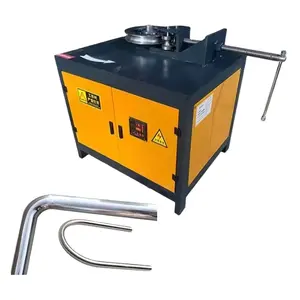 Dobrador automático CNC de tubos, ferro, alumínio, redondo/quadrado, máquina dobradeira digital de aço para tubos e tubos