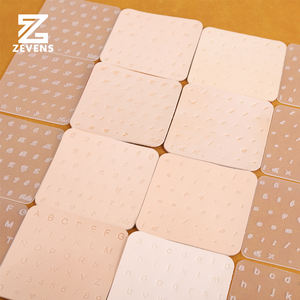 Ensemble d'outils d'estampage du cuir de timbres numérotés <span class=keywords><strong>alphabet</strong></span> poinçon plastique - Product Image 3