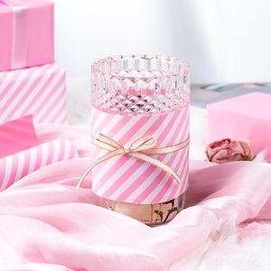Pink And <b>White</b> Stripes Wrapping Paper 17 In X 32.8 Ft Reversible Gift <b>Wrap</b> For Birthday Valentines Mothers Day Graduation - Product Image 6