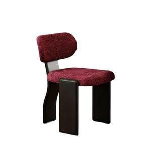 Chaise de salle à manger moderne, directement de l'usine, avec pieds en métal recouverts de PU et assise en tissu doux, pour la maison et la restauration - Product Image 5