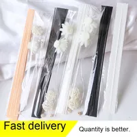 Bâton de Parfum Volatile Décoratif en Rotin de Fleur Artificielle d'Été de 30cm, Diffuseur d'Eau de Toilette pour la Maison