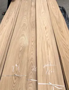 Venta al por mayor montaña/grano recto chapas de olmo natural de madera de 0,4mm suelo de madera contrachapada de chapa de madera de olmo natural