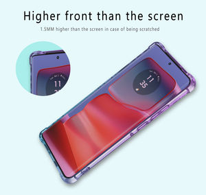 Para Moto Edge 50 Pro Case, Cute Clear Gradient a prueba <span class=keywords><strong>de</strong></span> golpes Corner Soft TPU Phone Cases Cover para <span class=keywords><strong>Motorola</strong></span> Moto Edge 50 Pro - Product Image 6