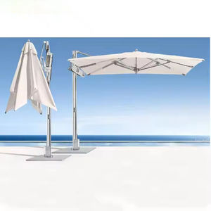 Villa al aire libre <span class=keywords><strong>Terraza</strong></span> Jardín Paraguas romano <span class=keywords><strong>Sombrilla</strong></span> <span class=keywords><strong>cuadrada</strong></span> 3M <span class=keywords><strong>Terraza</strong></span> Muebles Marco de aluminio <span class=keywords><strong>Sombrilla</strong></span> de playa - Product Image 4