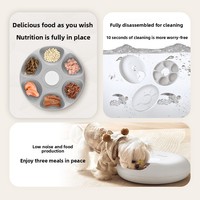 Comedero Automático Inteligente para Mascotas (Perros y Gatos) de 5 kg, con Alimentación para 6 Comidas, WiFi, Doble Fuente de Alimentación y Control Remoto por Aplicación