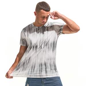 Urban Explorer Camiseta de punto de algodón pesado personalizable Diseño de bricolaje con logotipo vintage desgastado - Product Image 4