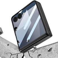 Funda Magnética de Lujo para Z Flip 5/6/7 con Protector de Pantalla, Diseño Resistente a Golpes y Agua