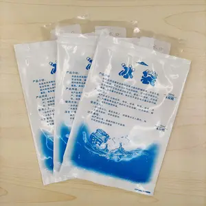 Paquete de hielo frío personalizado, bolsas de hielo suaves no tóxicas, envolturas de frío instantáneo