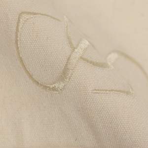 Eco-friendly Hot WholeSale High Quality Custom Organic Cotton Canvas Shopping Tote <b>Bags</b> With Pocket Embroidery Logo - Product Image 3