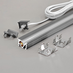 Profili in Alluminio <span class=keywords><strong>LED</strong></span> a 45 Gradi, Profili in Alluminio <span class=keywords><strong>LED</strong></span> Incassati <span class=keywords><strong>per</strong></span> Illuminazione <span class=keywords><strong>Sottopensile</strong></span>, Canali in Alluminio <span class=keywords><strong>per</strong></span> Mobili - Product Image 2