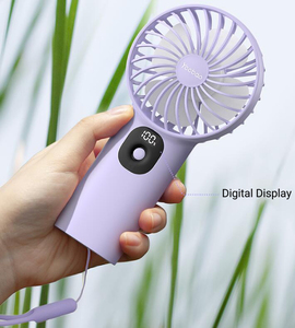 <span class=keywords><strong>YOOBAO</strong></span>可充电大容量8000毫安10000毫安手持USB风扇发光二极管数字显示无噪音家用户外迷你风扇 - Product Image 3