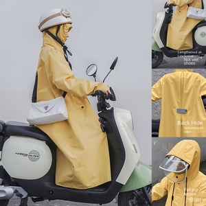 Imperméable anti-pluie long pour hommes pour femmes, batterie de voiture électrique, vêtements d'extérieur pour voyage, imperméable pour <span class=keywords><strong>poncho</strong></span> pour l'équitation - Product Image 2