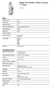Commutateur de temps électrique-numérique, Acti9, 24 heures + 7 jours/CCT15854 PLC - Product Image 2