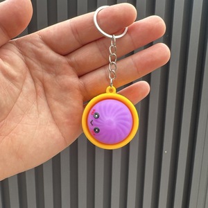 Gantungan Kunci Mini Dumpling Clicker, Boneka Lembut Lucu, Dapat Dikustomisasi, Gantungan Tas Promosi, Hadiah Blind Box, Hadiah Kecil - Product Image 5