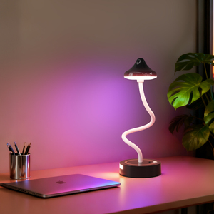 Lampe de <span class=keywords><strong>table</strong></span> sans fil à détecteur de mouvement, magnétique, réglable, rechargeable par USB, tactile, RGB, veilleuse LED pour la maison - Product Image 6