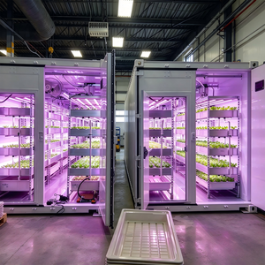 Smart Automated Full Spectrum Integrated Enclosed Seedbed Growing Container HDPE <b>Shell</b> LED Grow <b>Light</b> Automated Aeroponic - Product Image 1