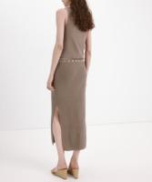 Ensemble élégant pour femmes, haut en tricot sans manches et pantalon, été, décontracté, chic, OEM ODM, directement de l'usine