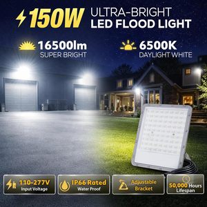 ไฟสปอร์ตไลท์ LED 30W 50W 100W 150W 200W IP66 กันน้ำ รุ่นบางพิเศษ - Product Image 5