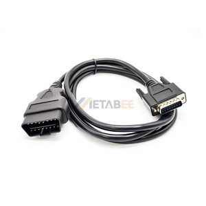 Cable adaptador OBDII de 16 pines a DB15, J1962 hembra a <span class=keywords><strong>HD15</strong></span> macho, con pinout VGA, resistente al agua, cable de escáner automotriz, cable de prueba ELM327 - Product Image 4