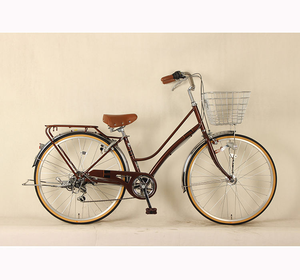 Bicicleta Urbana para <span class=keywords><strong>Mujer</strong></span> de 26 Pulgadas, Fabricada en Acero al Carbono, con Diseño Clásico para Adultos, Venta al Por Mayor - Product Image 1