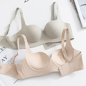 Sujetador de una pieza con copas pequeñas para mujer, push-up, ajustable, antideslizante, para sujetar el busto - Product Image 4