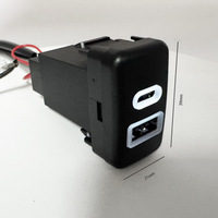 Adaptateur de chargeur USB de type A/C premium WH 36W avec interrupteur pour Toyota FJ Cruiser 2007-2018, pour Fortuner 2005-2014, Tacoma 2005-2022