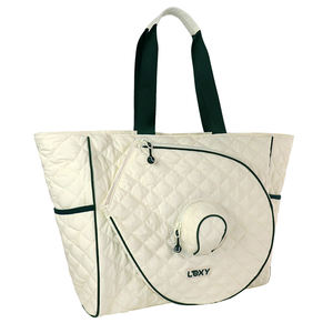 เหมาะสำหรับไม้เทนนิส กระเป๋าโท้ตสไตล์สปอร์ต สไตล์กีฬากลางแจ้ง ผ้าฝ้ายรีไซเคิล สายปรับได้ จัดเก็บง่าย - Product Image 2