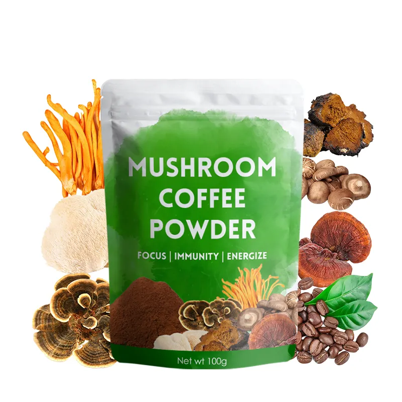 Immune Boosting Coffee Lions Mane Turkey Tail Reishi Chaga Cordyceps mushroom coffee