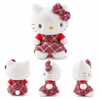Jouets en peluche OEM personnalisés, poupée anime Hello Kitty, jouets en peluche de 8 pouces, animaux en peluche mignons, pendentif de sac avec porte-clés pour enfants