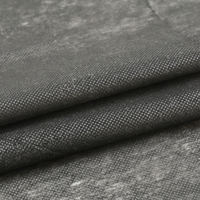 Entoilage et doublures de fusion non tissés de polyester de tissu de dispersion de lien thermique noir blanc