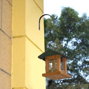 Kait dinding besi untuk menggantung lentera tanaman gantungan tanaman pagar braket logam luar ruangan dalam ruangan pedesaan dekorasi rumah - Product Image 4