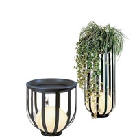 Lampe solaire de jardin en acier inoxydable IP65 étanche pour allée de jardin, éclairage paysager extérieur décoratif