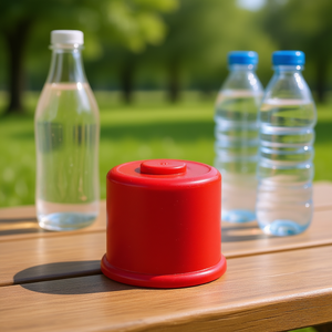 Tapa de Botella de Plástico Roja Tamaño 2 para Accesorios de Bebidas - Product Image 3