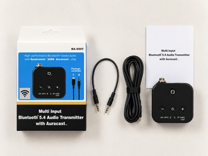 Venta Directa de Fábrica, Transmisor de Audio CC&C 5.4, Caja Transmisora de 70 Metros, USB Tipo-C, Certificado por la FCC, la Mejor Calidad de Transmisión BA-550T - Product Image 2
