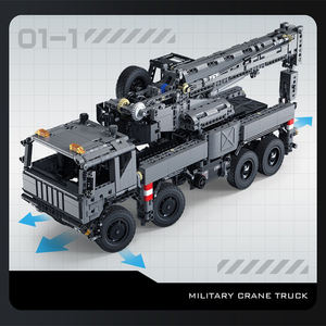 Moc צבאי עגור משאית בניין מכונית מודל שליטה מרחוק צעצועים חילוץ אש משוריין 2686 pcc61507 - Product Image 2