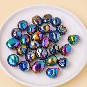 Cristaux roulés Aura Guérisseuse pour Cadeaux et Décoration, Améthyste <span class=keywords><strong>Brute</strong></span> Polie et Quartz Rose pour Feng Shui et Bricolage - Product Image 1