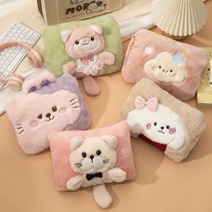Housse en peluche amovible personnalisée pour bouillotte, motif dessin animé mignon, manchon chauffe-mains doux en peluche pour se réchauffer - Product Image 1